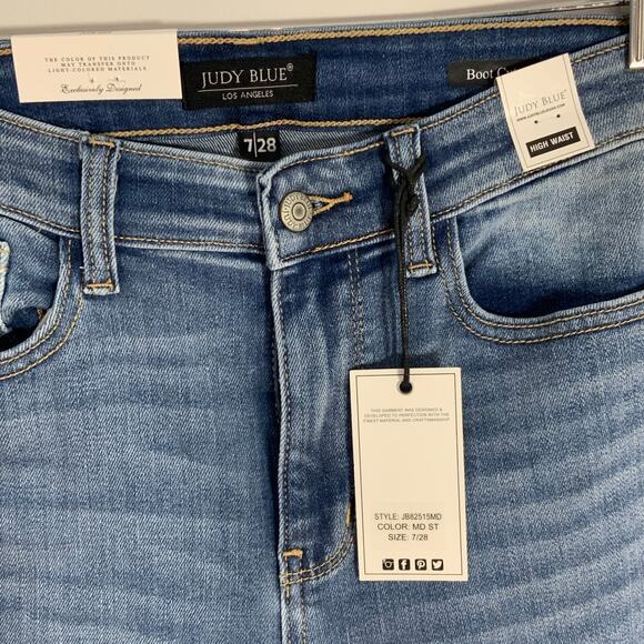 Judy Blue High Waisted Bootcut Jeans size 7/28 - Picture 2 of 6